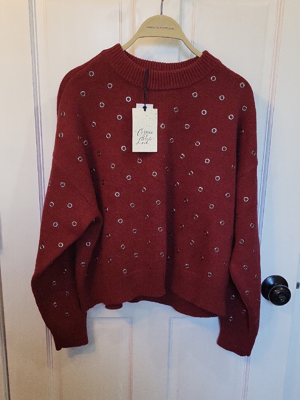 Women's Embellished Crewneck Sweater